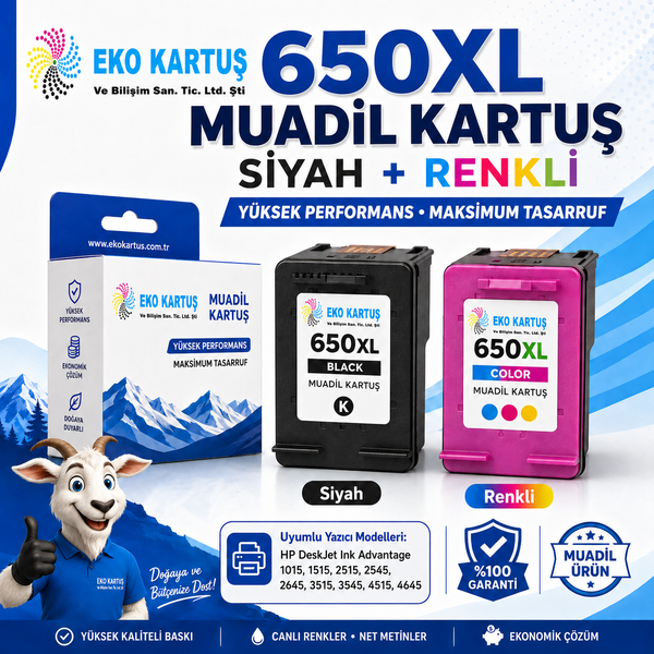 HP 650XL Muadil Kartuş Alınır mı?