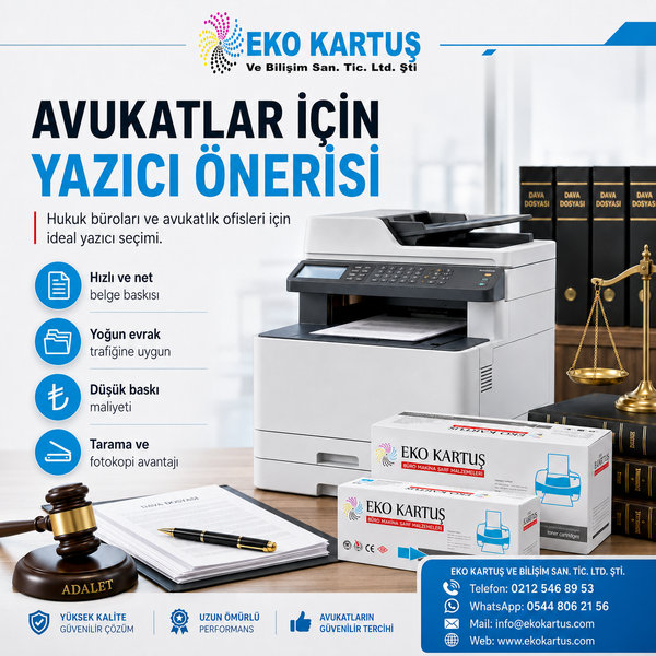 Avukatlar İçin Yazıcı Önerisi: Hukuk Bürosuna Hangi Yazıcı Alınmalı?