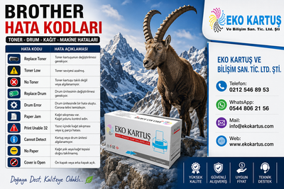 Brother Toner Hata Kodları ve Uyarıları