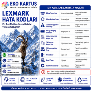 Lexmark Yazıcı Hata Kodları ve Çözümleri