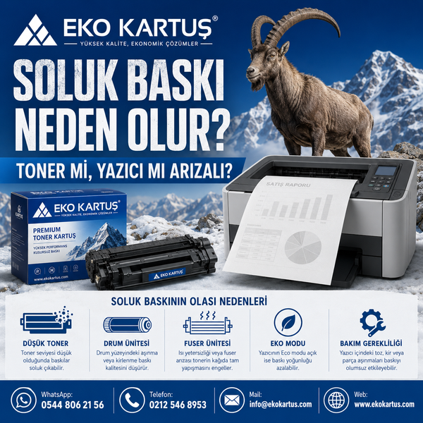 Soluk Baskı Neden Olur? Toner mi Yazıcı mı Arızalı?
