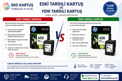 Eski Tarihli Kartuş Kullanılır mı?