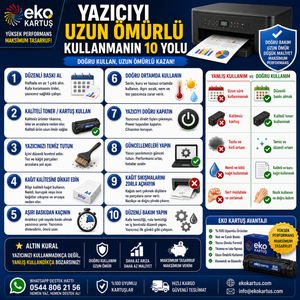 Yazıcıyı Uzun Ömürlü Kullanmanın 10 Yolu