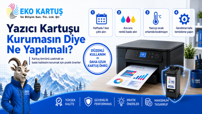 Yazıcı Kartuşu Kurumasın Diye Ne Yapılmalı?