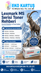 Lexmark MS Serisi Toner Rehberi: Uyumlu Modeller ve Toner Kodları