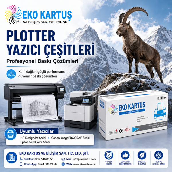 Plotter Yazıcı Çeşitleri Nelerdir?