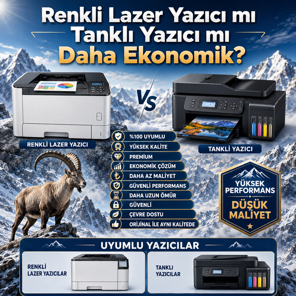 Renkli Lazer Yazıcı mı Tanklı Yazıcı mı Daha Ekonomik?