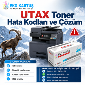 UTAX Toner Hata Kodları ve Çözüm Rehberi