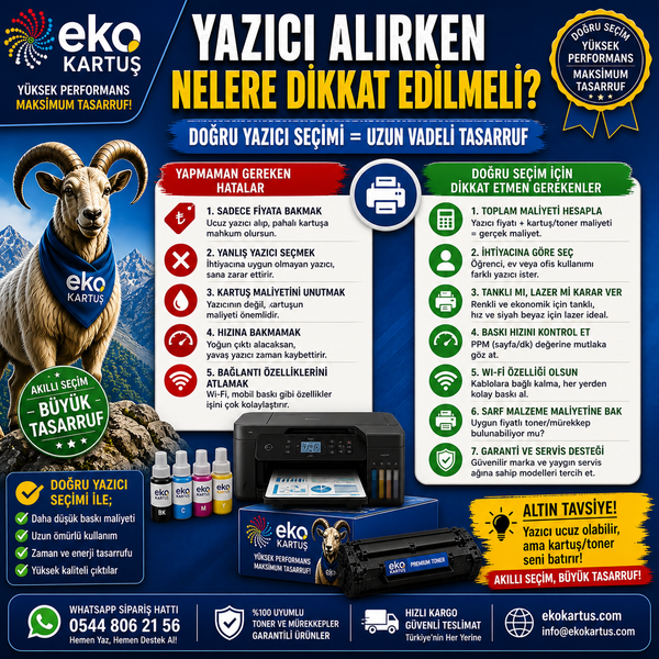 Yazıcı Alırken Nelere Dikkat Edilmeli? (2026)