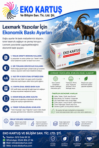 Lexmark Yazıcılar İçin Ekonomik Baskı Ayarları