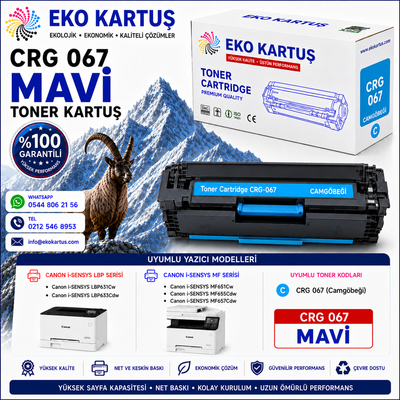 Canon i-Sensys MF-655Cdw  CRG 067 Uyumlu Sıfır İthal Toner Seti
