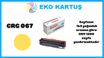 Canon 067 Çipli Muadil Toner Seti (CRG-067)