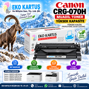 Canon CRG-070H Muadil Toner –ÇİPLİ YÜKSEK KAPASİTE