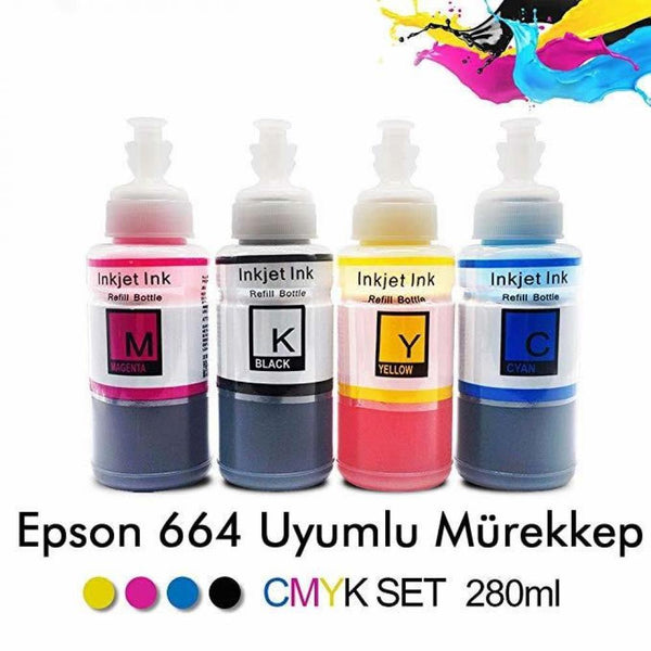 Epson L455 için 4x70 ml Mürekkep - Main view