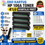 Hp 5UE15A 4’LÜ AVANTAJLI ÇİPLİ106A Muadil Toneri