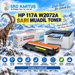 HP 117A W2072A Sarı Muadil Toner    150a /  178nw /   179fng