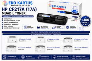 HP LaserJet Pro M102a Muadil Toner CF217A- CRG-047
