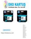 Hp 301 2'li Paket Siyah- Üç Renkli Orijinal Set