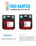 Hp DeskJet Ultra Ink Advantage 4825 set 47 KARTUŞ( 6ZD61AE) Renkli -(6ZD21AE) Siyah