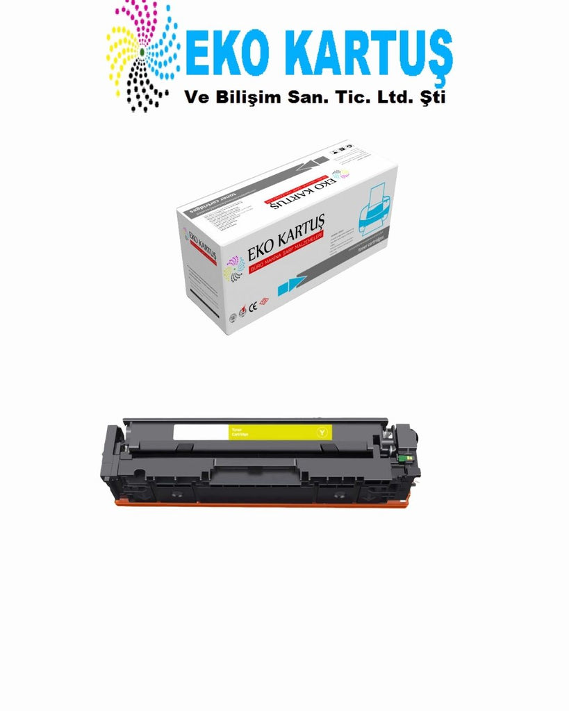 Hp Color LaserJet Pro M252dw Muadil Toneri 201A SARI CF402A Pro M252-M277 UYUMLU (1500 Sayfa)