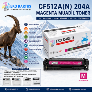 HP CF513A  KIRMIZI (204A) MUADİL TONER