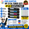 HP Color LaserJet Enterprise X55745 Muadil Toneri 4 Renk ÇİPLİ 213A (W2130A)