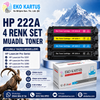LaserJet Pro 3208  W2220A (222A) MUADİL TONER  4 RENK SET ÇİPLİ