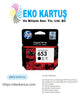 HP DeskJet Ink Advantage 6078 Hepsi Bir Arada Yazıcı Orijinal Kartuş, 653 2'Lİ PAKET