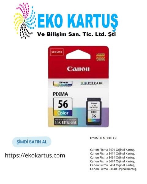 Canon CL-56   /9064B001 Renkli Orijinal Kartuş