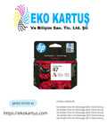 Hp DeskJet Ultra Ink Advantage 4825 set 47 KARTUŞ( 6ZD61AE) Renkli -(6ZD21AE) Siyah