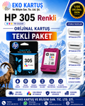HP DeskJet 2320  HP 305 RENKLİ VE SİYAH 2'Lİ PAKET