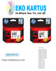 HP 650 CZ101AE BLACK - HP 650 CZ102AE Renkli Orijinal Kartuş 2'Lİ PAKET