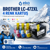 BROTHER MFC-J2340DW LC-472XL 4 RENK KARTUŞ