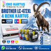 BROTHER MFC-J2340DW LC-472XL 4 RENK KARTUŞ
