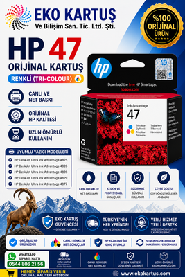Hp 47 (6ZD61AE) Renkli KARTUŞ
