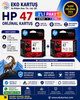 Hp DeskJet Ultra Ink Advantage 4825 set 47 KARTUŞ( 6ZD61AE) Renkli -(6ZD21AE) Siyah