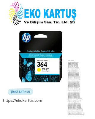 HP 364 CB320E YELLOW Orijinal Kartuş