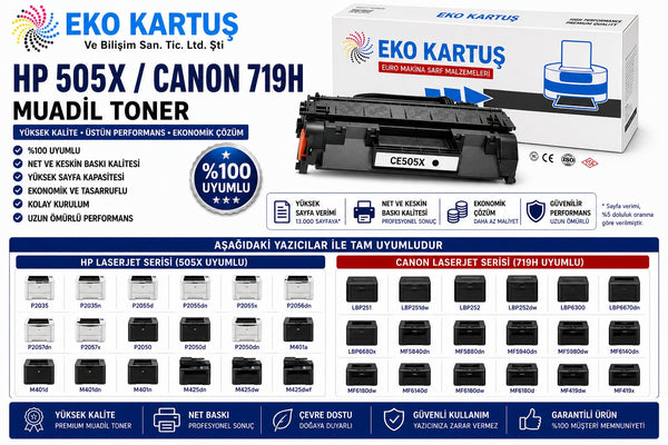Hp CE456A MUADİL TONER 505XXL/CRG416H/CRG 416