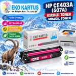HP  CE403A MUADİL TONER (507A) KIRMIZI