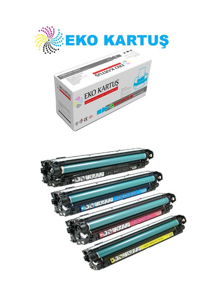 HP  CE250A (507A) 4 RENK SET  MUADİL TONER