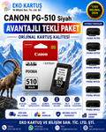 Canon PIXMA iP2700  CL 511 RENKLİ VE 510 SİYAH 2'Lİ PAKET