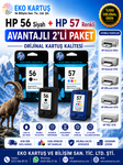 HP DeskJet 450ci   HP 57 RENKLİ VE 56 SİYAH 2'Lİ PAKET