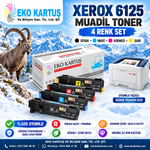 XEROX 6125 MUADİL TONER 4 RENK SET