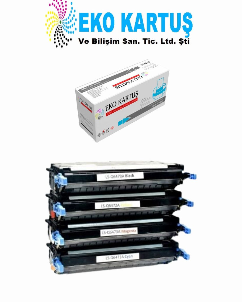 Hp Color Laserjet 3600 CMYK Uyumlu Muadil Toner  6471A SET 4 RENK