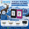 HP DeskJet Ink Advantage 1115 HP 652 RENKLİ VE SİYAH 2'Lİ PAKET