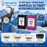 HP DeskJet Ink Advantage 1115 HP 652 RENKLİ VE SİYAH 2'Lİ PAKET