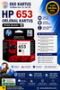 HP DeskJet Ink Advantage 6078 Hepsi Bir Arada Yazıcı Orijinal Kartuş, 653 2'Lİ PAKET