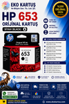 HP DeskJet Ink Advantage 6078 Hepsi Bir Arada Yazıcı Orijinal Kartuş, 653 2'Lİ PAKET