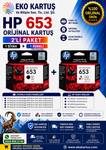 HP DeskJet Ink Advantage 6078 Hepsi Bir Arada Yazıcı Orijinal Kartuş, 653 2'Lİ PAKET