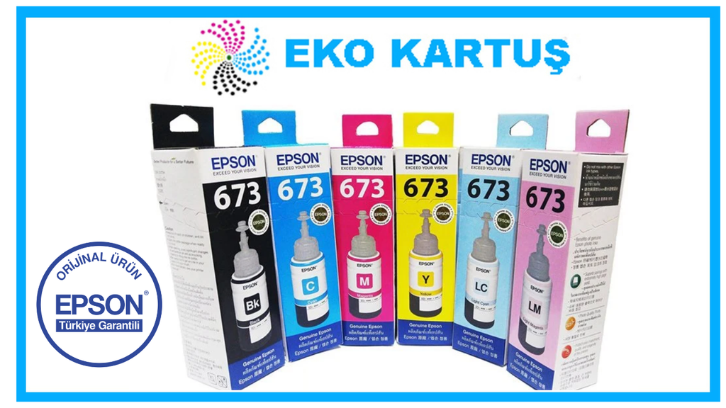 Epson Ink Set 673 (L800, L805, L850, L1800)